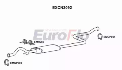 Амортизатор EuroFlo 0 4941 EXCN3092