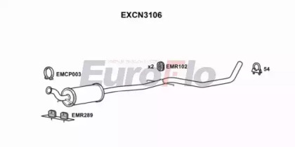 Амортизатор EuroFlo 0 4941 EXCN3106