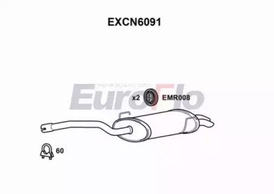 Амортизатор EuroFlo 0 4941 EXCN6091