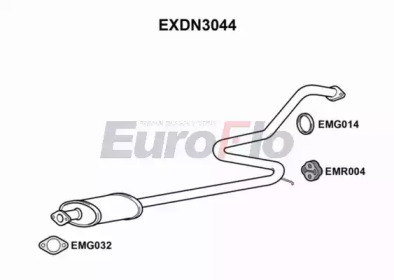 Амортизатор EuroFlo 0 4941 EXDN3044