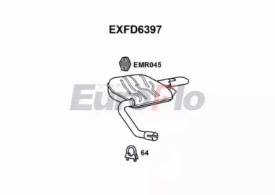 Амортизатор EuroFlo 0 4941 EXFD6397