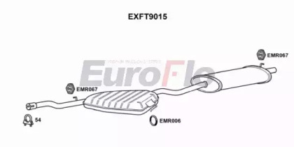 Амортизатор EuroFlo 0 4941 EXFT9015