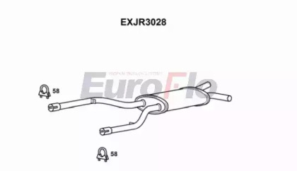 Амортизатор EuroFlo 0 4941 EXJR3028