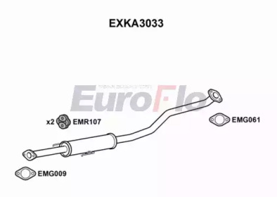 Амортизатор EuroFlo 0 4941 EXKA3033