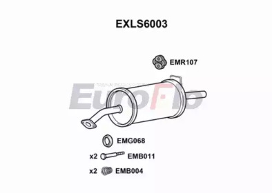Амортизатор EuroFlo 0 4941 EXLS6003