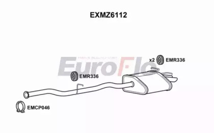 Амортизатор EuroFlo 0 4941 EXMZ6112