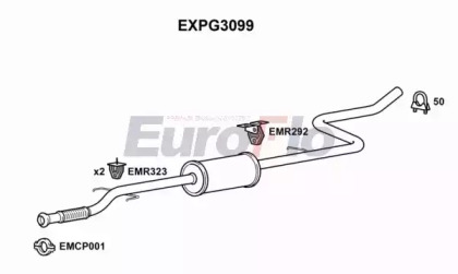 Амортизатор EuroFlo 0 4941 EXPG3099