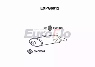 Амортизатор EuroFlo 0 4941 EXPG6012