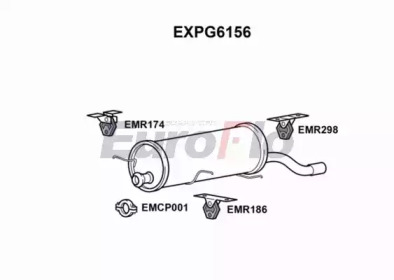 Амортизатор EuroFlo 0 4941 EXPG6156