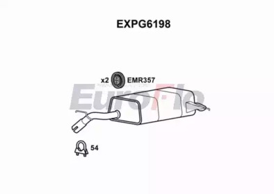 Амортизатор EuroFlo 0 4941 EXPG6198