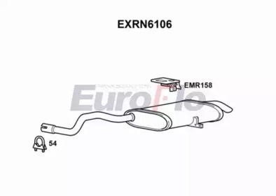 Амортизатор EuroFlo 0 4941 EXRN6106