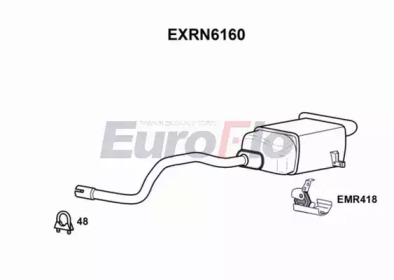 Амортизатор EuroFlo 0 4941 EXRN6160