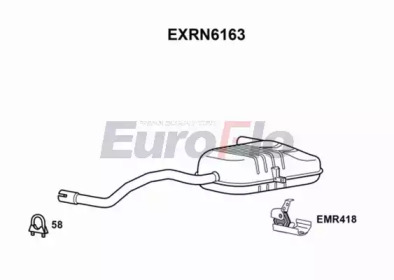 Амортизатор EuroFlo 0 4941 EXRN6163