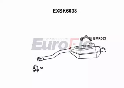 Амортизатор EuroFlo 0 4941 EXSK6038