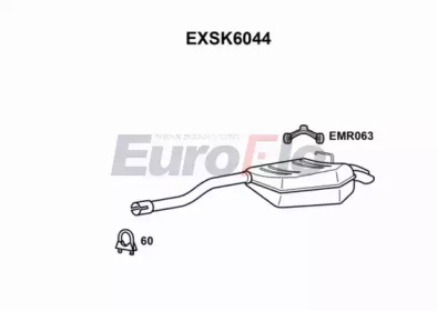 Амортизатор EuroFlo 0 4941 EXSK6044