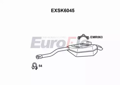 Амортизатор EuroFlo 0 4941 EXSK6045
