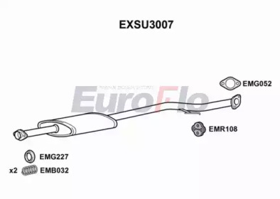 Амортизатор EuroFlo 0 4941 EXSU3007