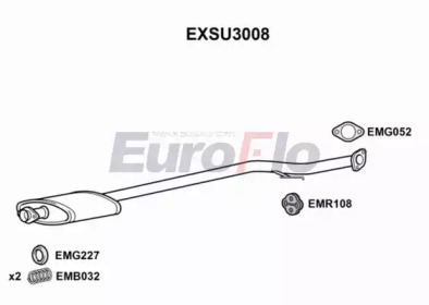 Амортизатор EuroFlo 0 4941 EXSU3008