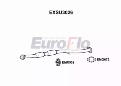 Амортизатор EuroFlo 0 4941 EXSU3026