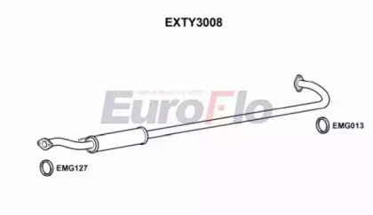 Амортизатор EuroFlo 0 4941 EXTY3008
