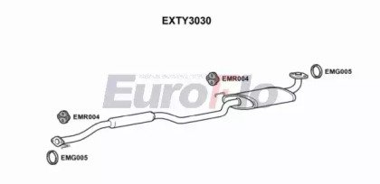Амортизатор EuroFlo 0 4941 EXTY3030