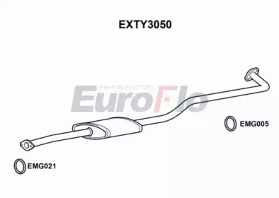 Амортизатор EuroFlo 0 4941 EXTY3050