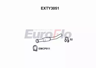 Амортизатор EuroFlo 0 4941 EXTY3051