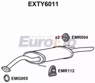 Амортизатор EuroFlo 0 4941 EXTY6011