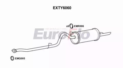 Амортизатор EuroFlo 0 4941 EXTY6060