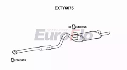 Амортизатор EuroFlo 0 4941 EXTY6075