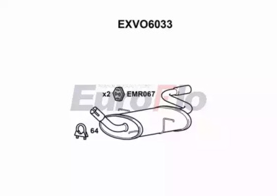 Амортизатор EuroFlo 0 4941 EXVO6033
