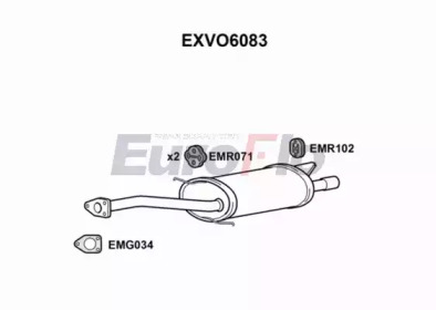 Амортизатор EuroFlo 0 4941 EXVO6083