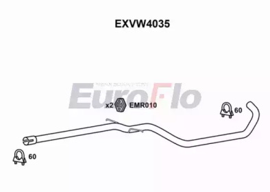 Трубка EuroFlo 0 4941 EXVW4035