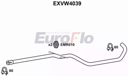 Трубка EuroFlo 0 4941 EXVW4039
