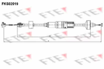 Трос зчеплення FTE FKS02019