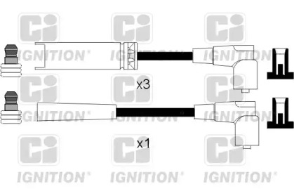 Провода зажигания высоковольтные комплект QUINTON HAZELL XC1080