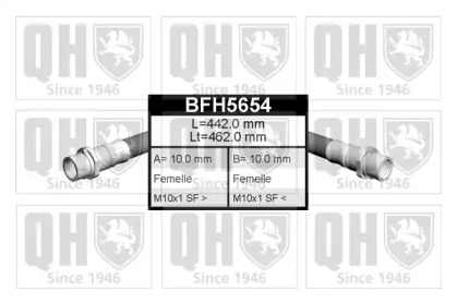 Шланг гальмівний QUINTON HAZELL BFH5654