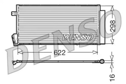 Радиатор кондиционера DENSO DCN09018