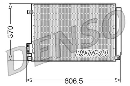 Конденсер кондиционера DENSO DCN09045