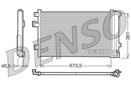 Радиатор кондиционера DENSO DCN09084