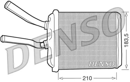 Теплообменник DENSO DRR01010