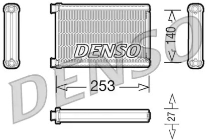 Радіатор опалення салону DENSO DRR05005