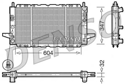 Радіатор охолодження DENSO DRM10086