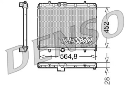 Радіатор охолодження DENSO DRM21057