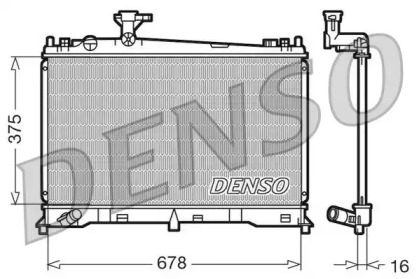 Радиатор DENSO DRM44010