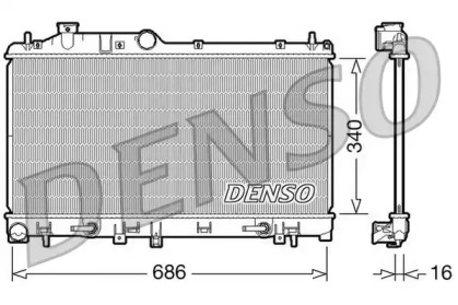 Радіатор DENSO DRM36009