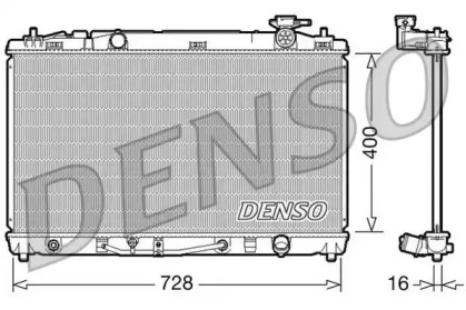 Радиатор охлаждения DENSO DRM50042