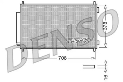 Радиатор кондиционера DENSO DCN40002