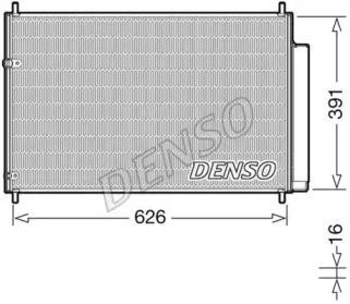 Радиатор кондиционера DENSO DCN50041
