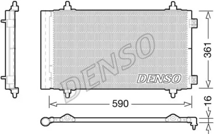 Радиатор кондиционера DENSO DCN21018